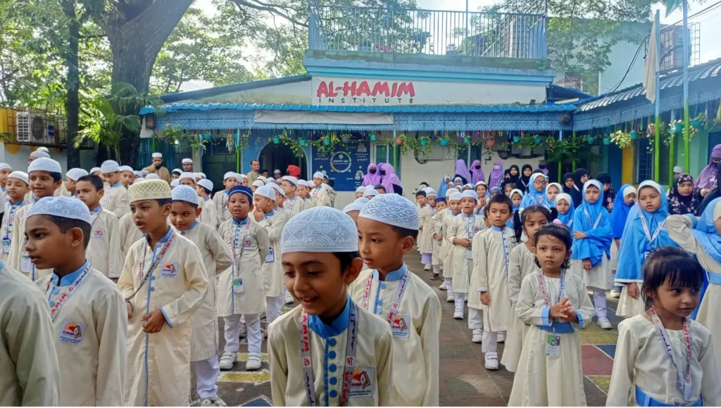 Students in assembly